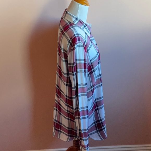 BeachLunchLounge Flannel Plaid Top - Picture 3 of 7